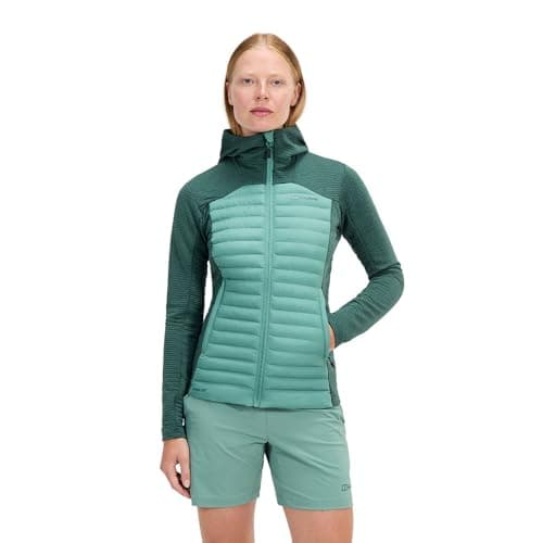 Image of Berghaus Women's Nula Hybrid Synthetic Insulated Jacket | Durable Design | Water Resistant Insulated Jacket, Light Terrain, 12