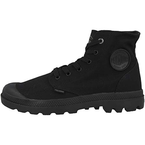 Image of Palladium Unisex-Adult Mono Chrome High-Tops 73089-001-M Black 11 UK, 44 EU