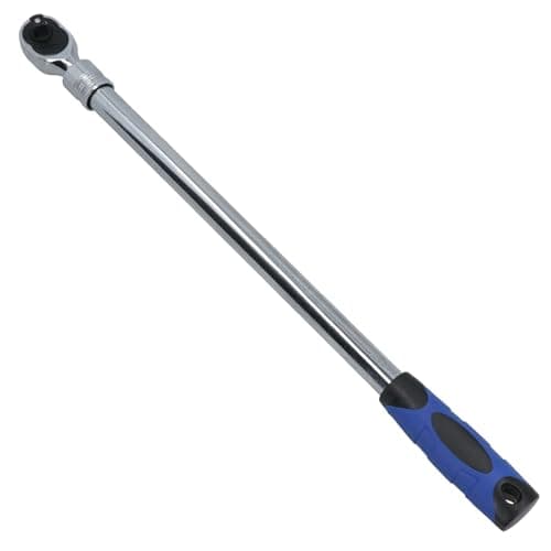 Image of 3/8in Drive Extendable Ratchet Socket Driver 460 – 610mm Quick Release 72 Teeth