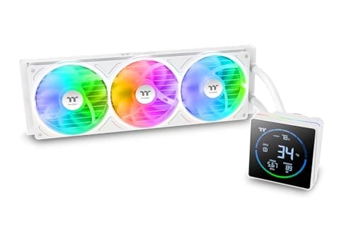 Image of TH360-S V3 ARGB | All-in-One Liquid CPU Cooler | 3.95” Segment LCD Display | Rotatable Pump Cap | Single-Frame ARGB Fans | Snow Edition