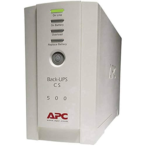 Image of APC by Schneider Electric BK500EI Back-UPS Uninterruptible Power Supply 500VA (4 Outlets IEC, Surge protected)