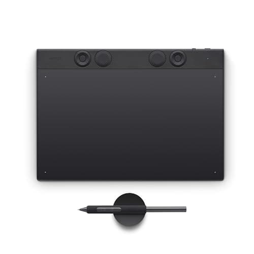 Image of Wacom Intuos Pro Medium, the innovative pen tablet incl. Wacom Pro Pen 3, compact and lightweight - a versatile choice for illustrators, designers, and photo editors