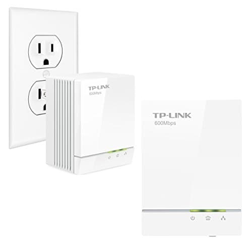 Image of TP-Link AV600 TL-PA6010 600Mbps Gigabit Powerline Adaptor Starter Kit V1 White (Twin Pack)