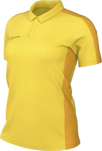 Image of Nike DR1348-719 Dri-FIT Academy Polo Shirt Women's Tour Yellow/University Gold/Black Size S