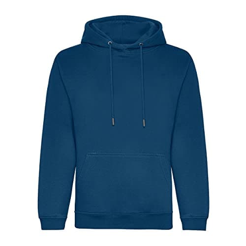 Image of AWDis Just Hoods JH201 Unisex Organic Hoodie - Royal Blue - 2XL