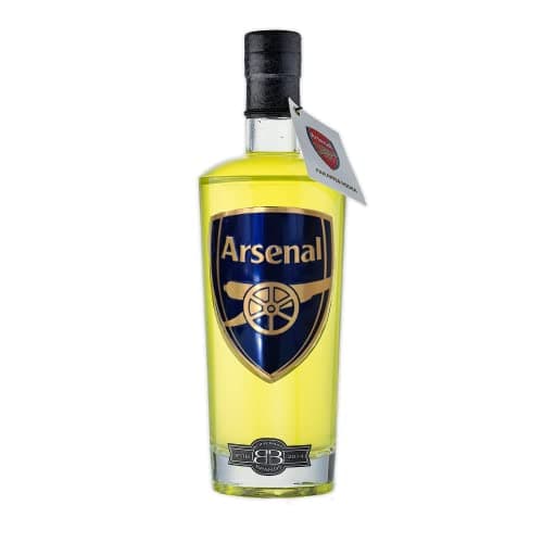 Image of Arsenal FC Pineapple Vodka Gifts for Men & Women, Distilled 5 Times, Great Birthday Gift, Official Merchandise for Gunners Football Fans | Premium Alcohol by Bohemian Brands, 70cl