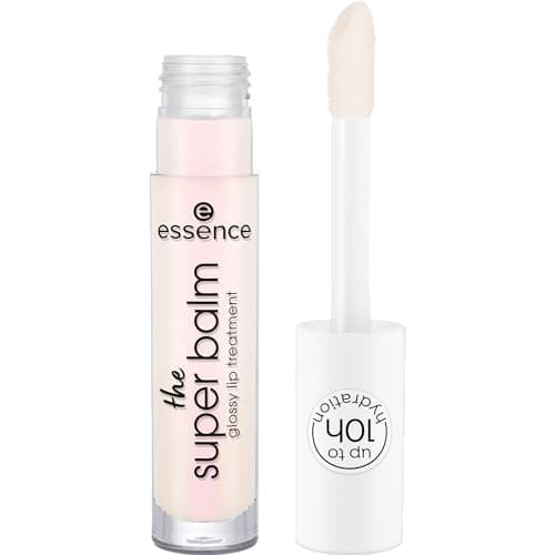 Image of Essence Cosmetics the SUPER BALM glossy lip treatment, moisturizing/hydrating, smoothing, caring, natural, shiny (5ml)