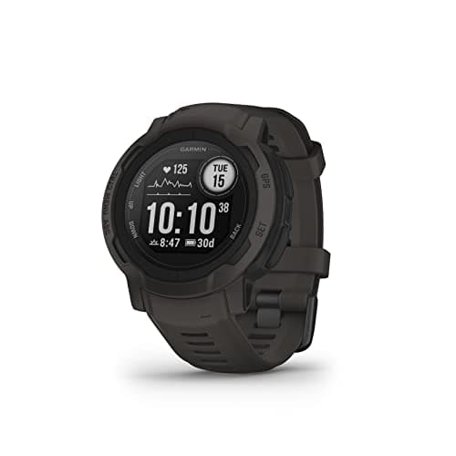 Image of Garmin Instinct 2 GPS 45mm Smartwatch, Rugged watch, Built-in Sports Apps & Health Monitoring, Ultratough Design Features, up to 28 days Battery Life, Graphite