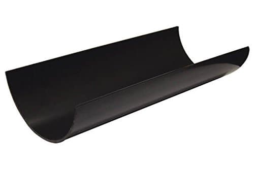 Image of FloPlast 112mm Black Half Round Gutter 4M