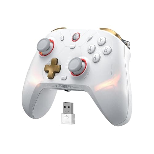 Image of GameSir Cyclone 2nd Pro Wireless Controller for Switch,PC,Android,iOS, PC Controller Mag-ResTM TMR Sticks, Hall Effect analog Triggers, RGB Llighting,6-axis Gyro, Turbo(White)