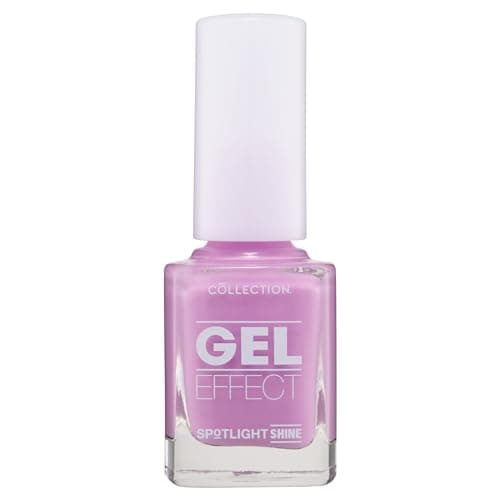 Image of Collection Cosmetics Long Lasting Spotlight Shine Gel Effect Nail Polish Colour, 10.5ml, Lilac