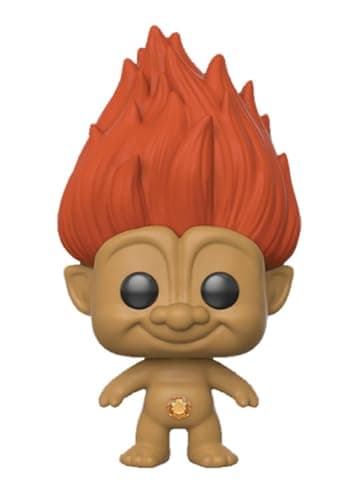 Image of Funko POP! Orange Troll Classic - Trolls - Collectable Vinyl Figure For Display - Gift Idea - Official Merchandise - Toys For Kids & Adults - Movies Fans - Model Figure For Collectors