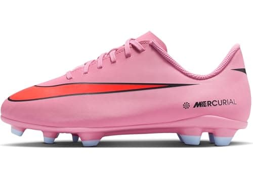 Image of Nike Kids Jr Vapor 16 Club Fg/Mg Football Shoes, Magic Flamingo/Black/Total CRI, 3