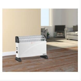 Image of SupaWarm Turbo Convector Heater 2000w Size: 580mm(w)x195mm(d)x420mm(h)