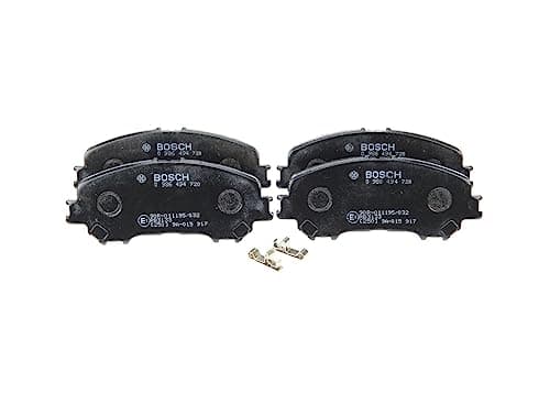 Image of Bosch BP1735 - Brake Pads Car Front Axle - Bosch Quality - Reduced Noise and Dust - ECE-R90 Certified - Copper-Free - 1 Set of 4 Pads
