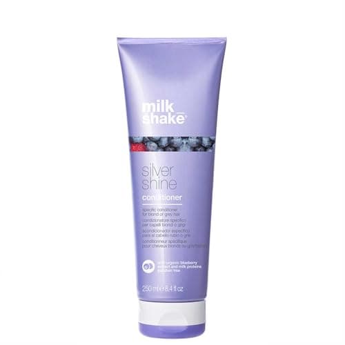 Image of milk_shake | Silver Shine Conditioner 250 ml, Specific Anti-Yellow Conditioner for Blonde or Grey Hair, with Violet Pigment, Made in Italy