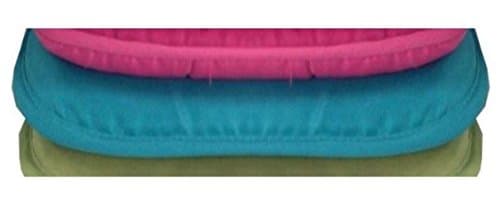 Image of LB Garden, Dining Chair Foam Cushions Tie On Seat Pads in set of 2,4,6 or 8 (TEAL, PACK OF 2)