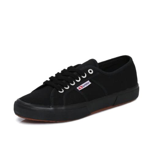 Image of Superga Unisex Cotu Classic Trainers Trainers, Full Black, 4 UK