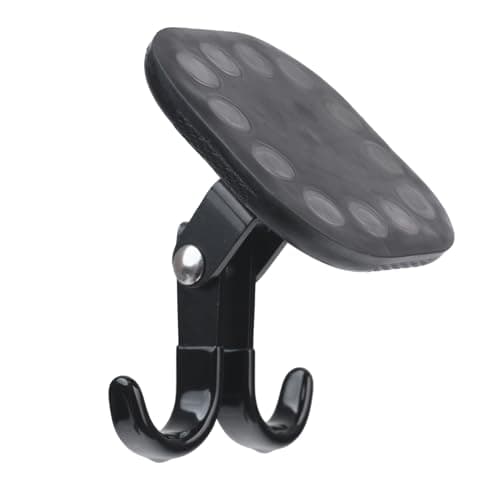 Image of sciuU Dual-Axis Magnetic Hook - Heavy Duty Swivel & Tilt Car Boot/Campervan Hanger - Magnet 20kg Max Load - Rubber-Coated Anti-Scratch Base, Vanlife Quick Release Tool, Camping & Outdoor Storage