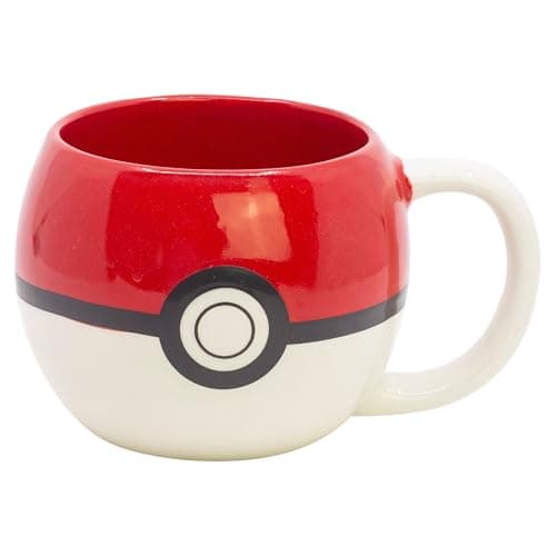 Image of STOR Pokemon Pokeball 3D Ceramic Mug in A Gift Box