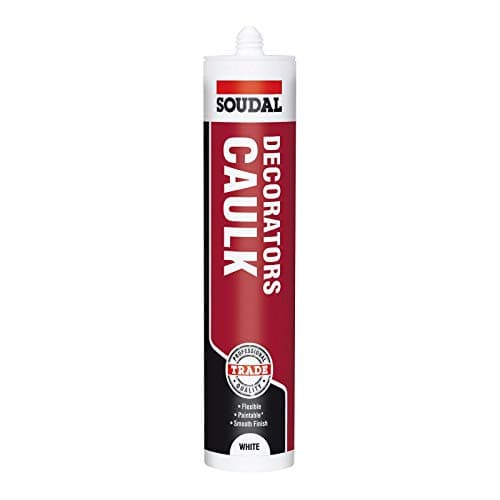 Image of Soudal Decorator Caulk Gap & Crack Filler Acrylic Silcone Adhesive Sealant