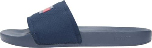 Image of Tommy Jeans Men TJM POOL SLIDE EM0EM01673 Slides, BLUE (Dark Night Navy), 45