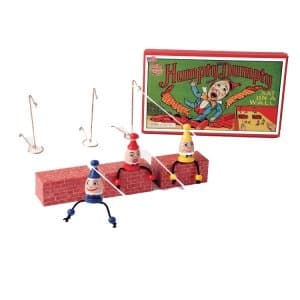 Image of Humpty Dumpty sat on a wall - 1940's Retro Game