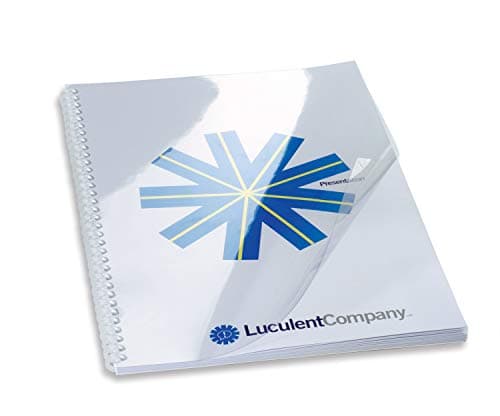 Image of GBC 4400025 HiClear Binding Covers, 240 micron, A5, Clear, Pack of 100