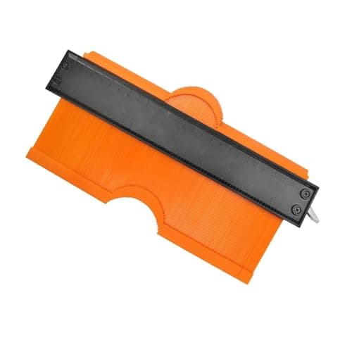 Image of Contour Gauge with Lock - 10 Inch/25cm Profile Gauge for Precise Measuring Shape Outline Angle, Gauge Duplicator Marking Tools for Woodworking, Flooring, Tile Laying