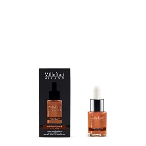 Image of Millefiori Milano Water Soluble Fragrance | For Hydro Ultrasonic Fragrance Diffusers | Vanilla & Wood | 15 ml