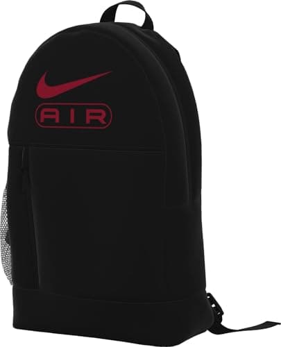 Image of Nike Kids Elemental Air Sp24 Backpack, Black/Black/Gym Red, One Size