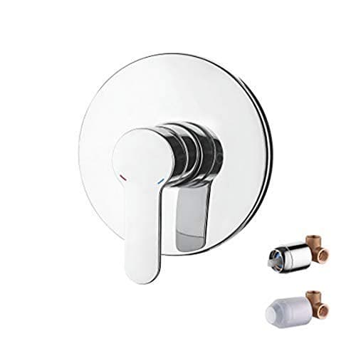 Image of Ibergrif - Concealed Shower Mixer Tap with Body Valve, Chrome