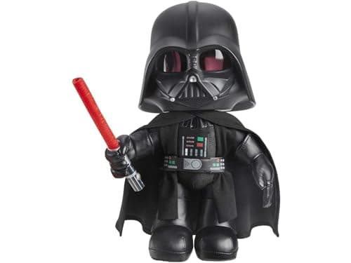 Image of Star Wars Darth Vader Voice Manipulator Plush Figure with Light & Voice Changer, Collectible Gift