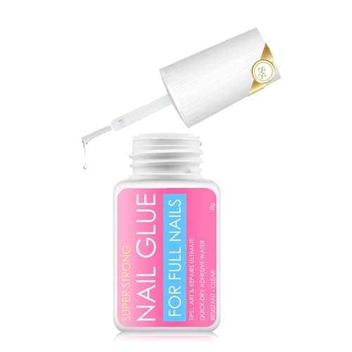 Image of 8g Extra Strong False Nail Glue for Nail Repair, Artificial Tips, Acrylic Tips - Super Strong Adhesive for Manicure