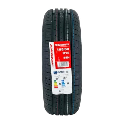 Image of 195/60R15 88H FRONWAY ECOGREEN55 Tyre – Fuel-Efficient Car Tyre with Low Noise & Superior Grip - Passenger Vehicle Tyres – Durable & Long-Lasting | 1956015 (1)