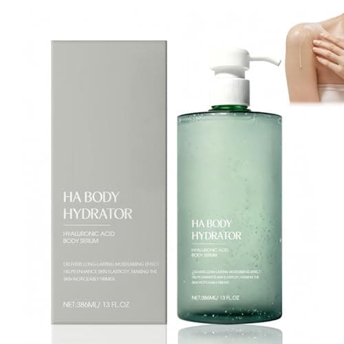 Image of Hyaluronic Acid Body Serum, Soothing Body Moisturiser for Dry Skin, Deep Moisturising HA Bo/dy Hydrator, Hydrating Serum for Smooth Skin, Lightweight & Non-Greasy Hydrating Bo/dy Lotion, 386ml