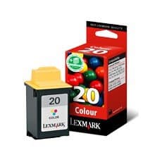 Image of Lexmark - Cartridge No. 20 - Print Cartridge - 1 x Colour (Cyan, Magenta, Yellow) - Blister
