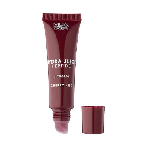 Image of MUA Makeup Academy Hydra Juice Peptide Lip Balm, Cherry Kiss, Vegan & Cruelty Free, 10 ml