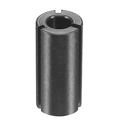 Image of sourcing map Router Collet Driver Adapter Convert 12.7mm (1/2") to 6.35mm (1/4") for CNC Engraving Milling Bit Woodworking Carving Machine