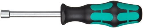 Image of Wera Kraftform Plus 395 HO 6mm Professional Nutdriver, 2 25/32 Shaft Length by Wera