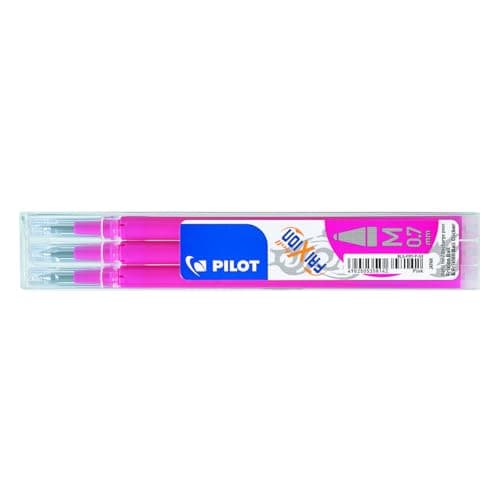 Image of Pilot Refills for Frixion Rollerball 0.7 mm (Pack of 3) - Pink 075300309