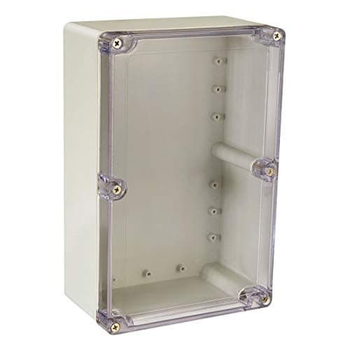 Image of Sourcingmap 230x150x87mm/9.06x5.91x3.43inch Wateproof Electronic ABS Plastic DIY Junction Project Box Enclosure Case Outdoor/Indoor with Clear Cover