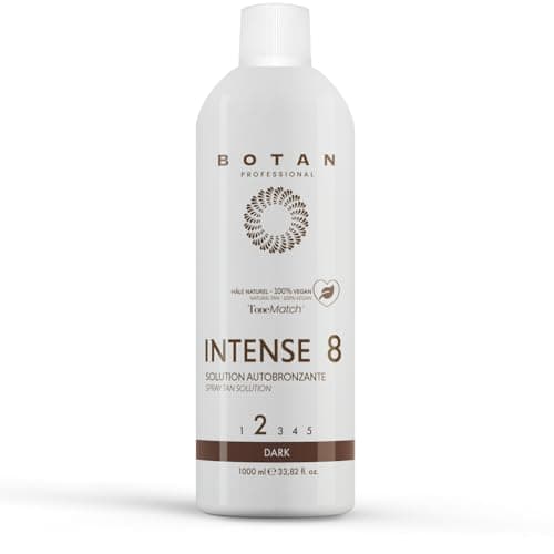 Image of BOTAN Professional - Dark Intense 8 - Spray Tan Solution - 1 Litre - Vegan & Cruelty-Free - Alcohol-free