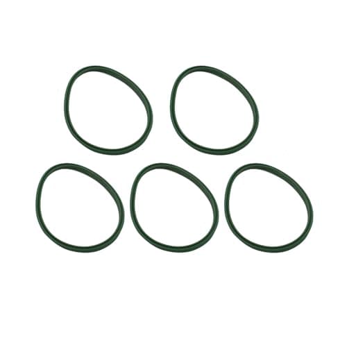 Image of 5 pcs/set SHLPDFM Green Intercooler Boost Pipe Seal Hose O-Ring 3C0145117H 1J0145117A, 11617791470 Fits for VW Audi Skoda SEAT