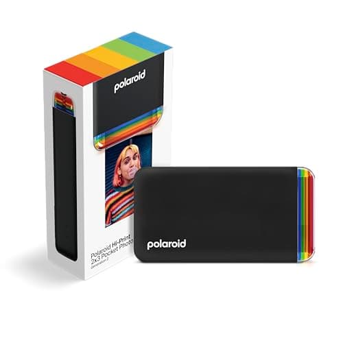 Image of Polaroid Hi-Print - 2nd Generation - Bluetooth Connected 2x3 Pocket Photo, Dye-Sub Printer - Black