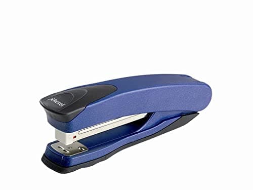 Image of Rexel Taurus Full Strip Stapler, 25 Sheet Capacity, Uses 24/6 and 26/ Staples, Metal Body, Black/Blue, 2100005