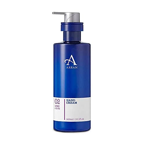 Image of Arran Apothecary Lavender and Tea Tree Hand Cream (300ml) Soothing Moisturising Gentle with Lavender and Tea Tree for Soft Nourished Hands