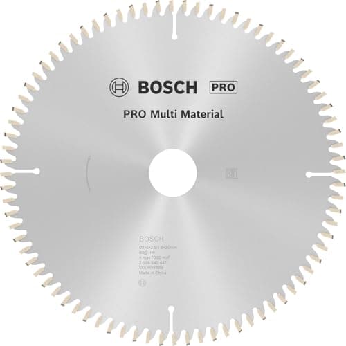 Image of Bosch 1x PRO Multi Material Circular Saw Blade for Corded Mitre Saws (for Aluminium, Plastics, Ø mm, Professional Accessory Mitre Circular Saw)