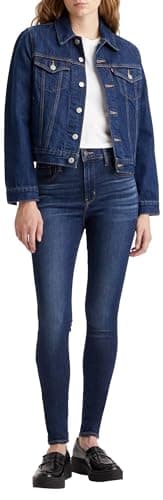 Image of Levi's Women's 720 High Rise Super Skinny Jeans, Love Song Dark, 28W / 30L