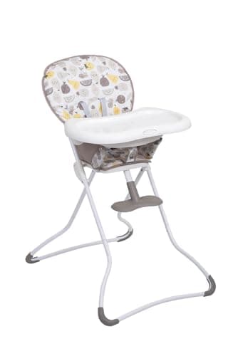 Image of Graco Snack N' Stow Highchair with compact fold, lightweight at only 5.4kg and freestanding fold, Fruitella fashion